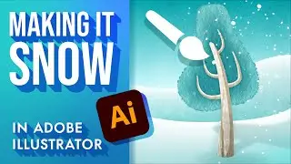 How to Make a Snow Scatter Brush in Adobe Illustrator