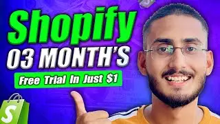 Shopify Free Trial In Just $1 for 3 Months (90 Day's) 🔥 | Shopify Free Trial (Latest Method) 🤐