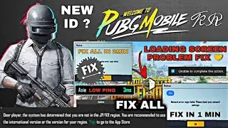 PUBG KR LOGIN PROBLEM || PUBG KR NOT OPENING TODAY || PUBG KR LOADING SCREEN PROBLEM FIX IN 1 MIN