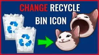 MAKE POP CAT RECYCLE BIN ICON | How to Change Recycle Bin Icon Windows 11 (Guide)