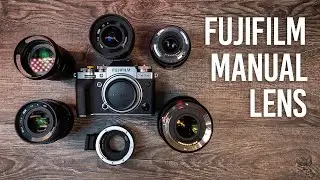 Fujifilm X-T4: Using manual lens mount adapter setting