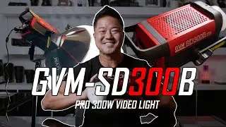 Why Every Filmmakers Need This: The BEST BUDGET & PRO LEVEL 300W Video Light - GVM SD300B