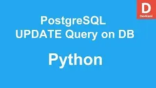 Python PostgreSQL UPDATE query