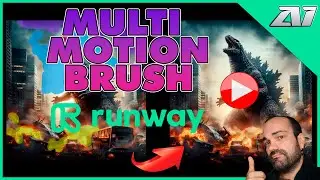 Animación de Imágenes con IA: Tutorial de la actualización Multi Motion Brush Gen-2 en Runway