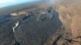 USGS helicopter flight over Kīlauea volcano eruption on June 22, 2023