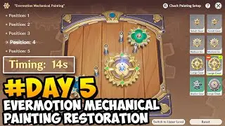 DAY 5!! Evermotion Mechanical Painting Part Restoration 5 Event Genshin Impact