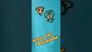 HOW TO DRAW PIXEL ART SQUIDWARD 