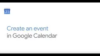 Create an event in Google Calendar