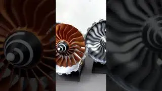 Dont let Mechanical fan see this turbofan engine model! #3dprinting #enginemodel #3dprinted