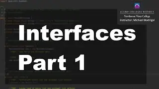 Java 2 Online, [7.03] Interfaces Part 1