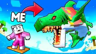 Becoming the BIGGEST SHARK in Minecraft!