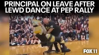 California high school principal on leave after lewd dance at pep rally