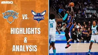 Knicks Dominate Hornets In Garden Matinee, Win 3rd Straight | New York Knicks