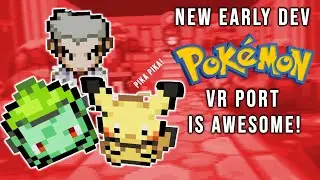 On the hunt for Pikachu! Checking out a new Pokémon VR Game