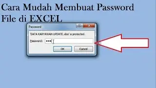 Cara tips mudah membuat password file excel 2007