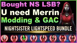 Bought the Nightsister LSB? You need MERRIN!! Advice on modding and GAC NS placement -- SWGOH