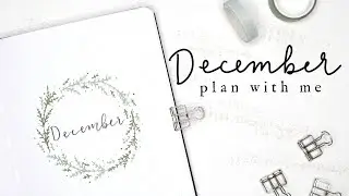 Plan With Me December 2020 | Bullet Journal Monthly Setup