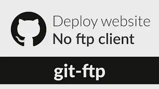 Deploy website with git ftp on windows