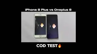 iPhone 8 Plus vs OnePlus 8 CALL OF DUTY TEST!!