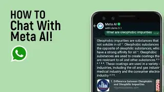 How To Chat With Meta AI on WhatsApp 2024 [easy]