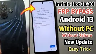 Infinix Hot 30 Frp Bypass Android 13 | X6831 Frp Bypass | Infinix Hot 30 (X6831) Google Account