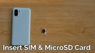 Redmi A1 Insert SIM & MicroSD Card