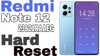 Redmi note 12 Forget Pattern & password / Redmi note 12 Hard reset/ Note 12 pin Forget