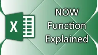 How to use NOW function in Excel 2016