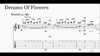 Dreams of Flowers, for Solo Guitar (2022, Ian Humphreys)