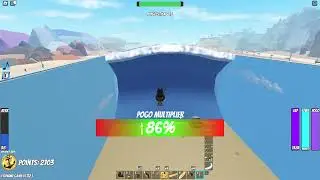 Roblox Tsunami Game: Jumping OVER a level 6 tsunami?!