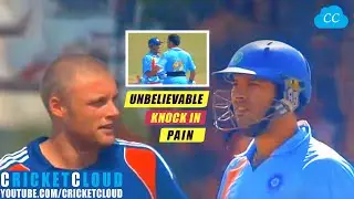 Yuvraj Singh in Pain but Continued Playing for his Team | Unbelievable Knock   in Pain !!