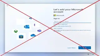 Tutorial on How To Skip Microsoft Account Requirement