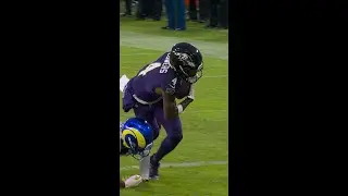 Zay Flowers catches for a 21-yard Touchdown vs. Los Angeles Rams