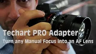 Techart PRO Adaptor Demo in Photokina 2016 - Turn any Manual Focus into an AF Lens