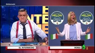 Giorgia Meloni defiende frente a Wyoming su Gobierno xenófobo - El Intermedio