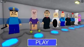 Escaping from a LEGO BARRY PRISON RUN! And BECAME a LEGO BARRY