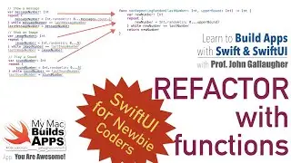 Ch. 1.19 A First Refactoring with Functions in SwiftUI (You Are Awesome app)