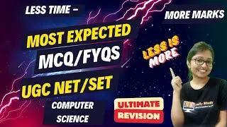 Most Expected MCQs-PYQs of Computer Science |Quick Revision  Series UGC NET | TN SET | TS SET -Day 2