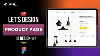 Let's Design Product Description Interface | UI Design | Live Stream🔴 04 | Figma | #ui #ux #figma