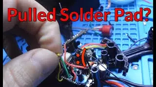 What to do if you pull a solder pad off a circuit board or flight controller