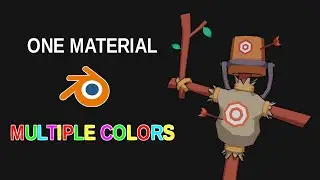 How to use Color Palettes as Textures in Blender