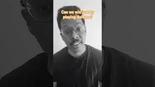 can we win just by playing defence? #programmingwithkarthik #motivation #selfimprovement #win