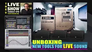 Unboxing the  Presonus Studio Live 32SC and Yamaha DHR 12M