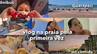 vlog : indo para praia pela primeira vez ✨🏖