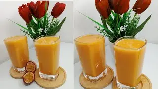 REFRESHING PASSION JUICE RECIPE/ Healthy passion juice/Passion fruits Recipe