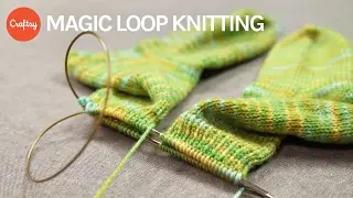 Magic Loop Knitting Basics + Starting Magic Loop Socks | Kate Gilbert