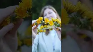 Dandelion Flower Crown 🌼👑