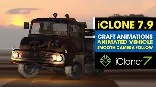 iClone 7.9 Animation ~ Testing Craft Animations Plugin Data with Smooth Camera Follow in iClone.