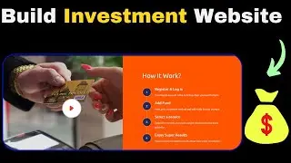 How to create an investment website - Complete Training