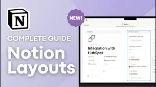 Complete Guide to Notion Layouts?! | The Best New Feature!